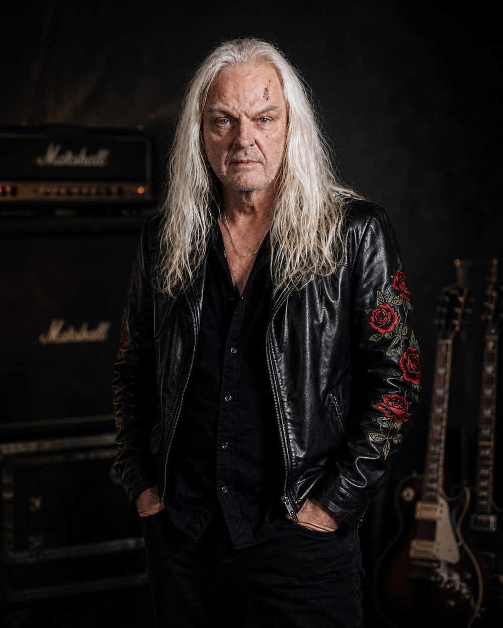Helmut Bibl in the BIBL ROCKS studio
